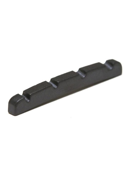 GRAPHTECH Capotasto in Black Tusq con sedi per basso elettrico 4 corde (ideale per i bass elettrici Precision Style) - Serie Bl