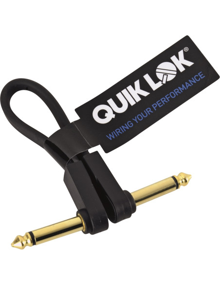  QUIK LOK - FPC/QB-0,10K JACK MONO 90°/JACK MONO 90° Lunghezza 10 cm