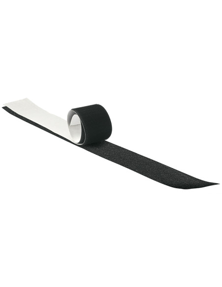 Rockboard RBO HL TAPE 50 - Velcro Maschio e Femmina - Larghezza: 5cm - Lunghezza: 50cm - Colore: nero.
