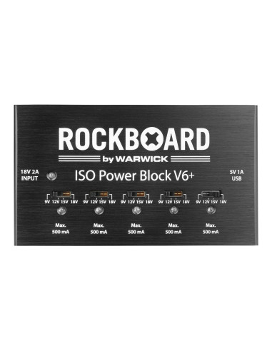 ROCKBOARD Power Block ISO 6+ Alimentatore
