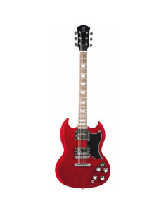 OQAN QGE-SG10 RW Chitarra elettrica tipo sg Cherry