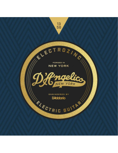 D'ANGELICO Electrozinc Strings Jazz 13-56 Med (wound third string)