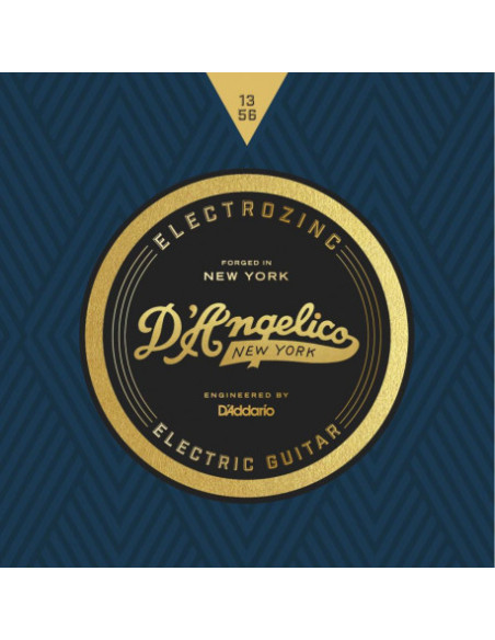D'ANGELICO Electrozinc Strings Jazz 13-56 Med (wound third string)