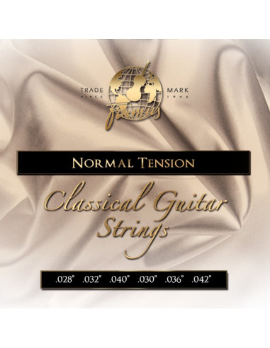 Framus Muta corde per chitarra classica 6 corde - Serie Classic - Cantini nylon - Bassi Silver Plated - Normal tension