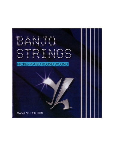 Yale Strings YH 1009 - Corde per Banjo 5 corde - Nickel Wound