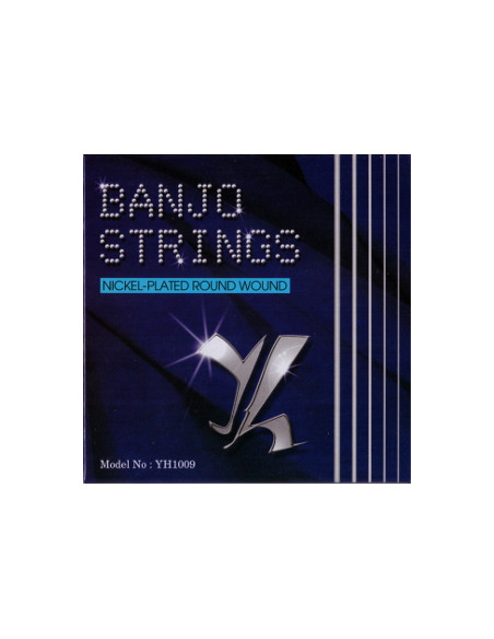 Yale Strings YH 1009 - Corde per Banjo 5 corde - Nickel Wound
