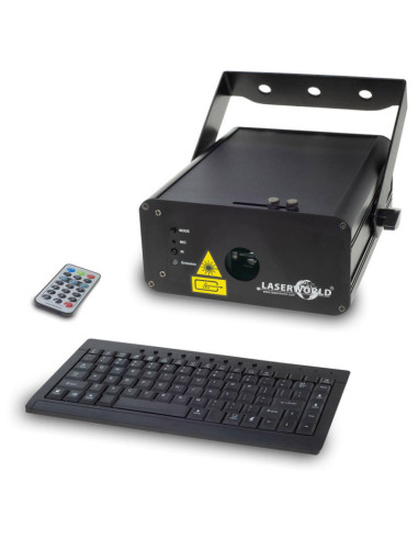 LASERWORLD CS-500RGB KeyTEX - Club Series laser projector 490 mW, keyboard included