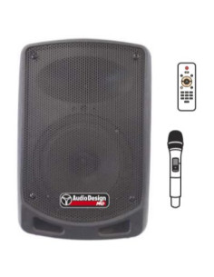 AUDIODESIGN CASSA BATTERIA 7" - 1 MIC WIRELESS - 60W