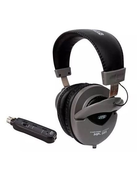 JTS Jts Hp585 Cuffia Studio + Adattatore da XLR a USB MA-XU