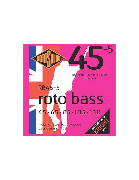 ROTOSOUND RB-45/5 Muta per basso elettrico 5 corde 045-130
