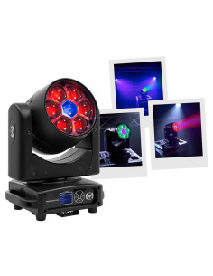MAC MAH MAC WASH 740Z - 7 x 40 W RGBW wash moving head...