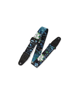 LEVY'S - MPD2-038 TRACOLLA IN POLIESTERE BLUE FLOWER 2"