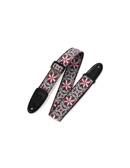 LEVY'S - MPD2-110 TRACOLLA IN POLIESTERE PURPLE & RED SKULLS