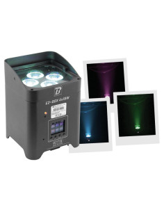 BOOMTONE DJ EZ-BOX 4x15W - 4 x 15 W battery-powered LED...
