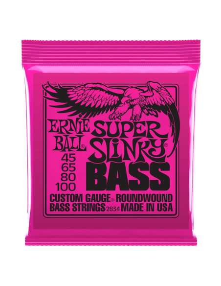 ERNIE BALL - 2834 NICKEL WOUND SUPER SLINKY 45-100