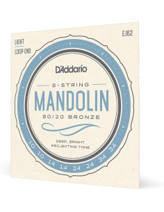 D'addario EJ62 SET Mandolinod 80/20 Bronze