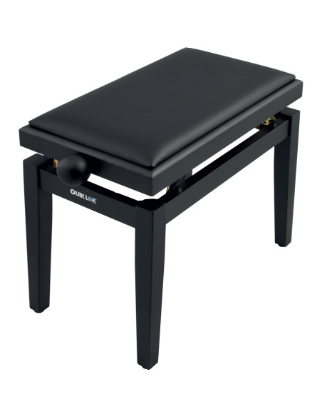 Quik Lok - PB/100 BK S Panca in Legno per Pianoforte Colore nero