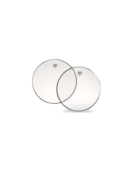 REMO AMBASSADOR TRASPARENTI  per tom e timpano 14" cm.