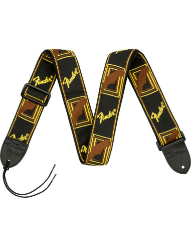 FENDER FENDER® 2” MONOGRAMMED STRAPS Black...