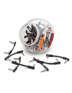 ROCKBOARD Flat Patch Cable Black 5cm