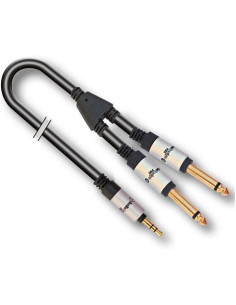 Audiodesign Vx230-3 – 1 Mini Jack M St 3,5 – 2 Jack 6,3 M...