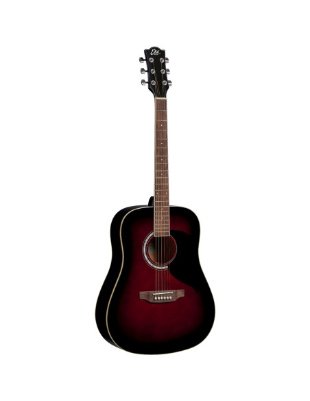 Eko Ranger 6 Red Sunburst Dreadnought Gloss