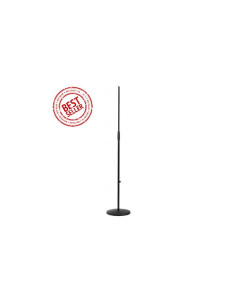 Konig & Meyer Asta microfonica nera base tonda