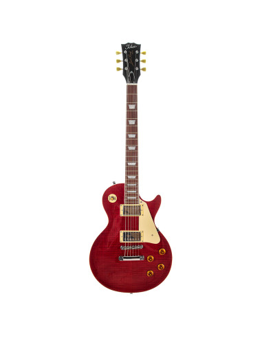 TOKAI LP Style Flame See Through Red
