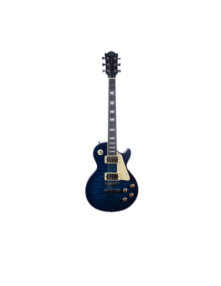 Eko Guitars  LS300 Quilted Blue