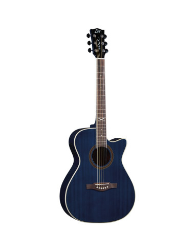 Eko Guitars - NXT A100ce See Through Blue