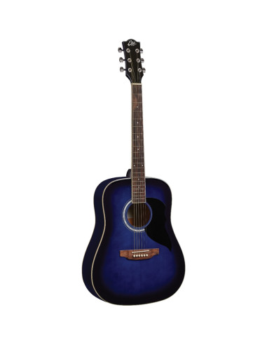 Eko Ranger 6 Blue Sunburst Dreadnought Gloss