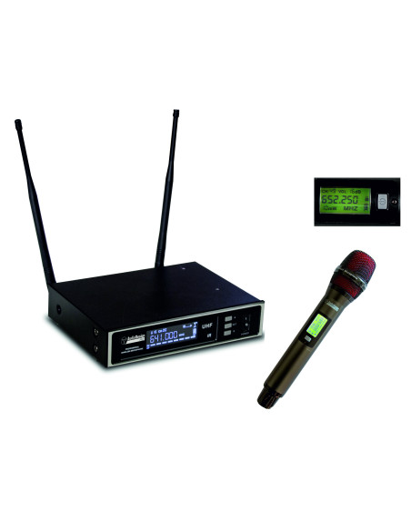 AUDIODESIGN PMUD1  Sistema di microfonia wireless con tecnologia True Diversity (1 canale)