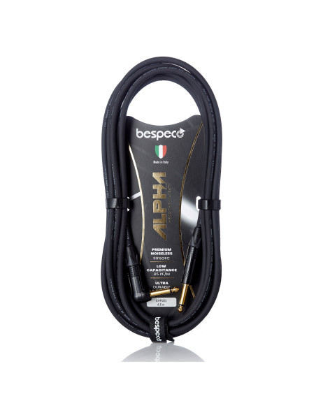 BESPECO AHP300 CAVO PER STRUM.CVP400BK JACK 90Ø MT.3