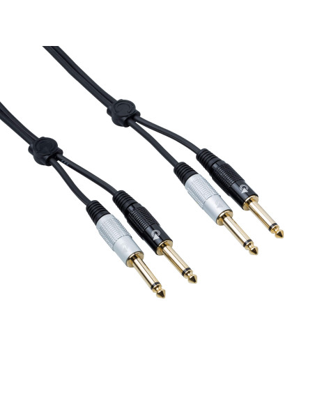 BESPECO EA2J300 CAVO RF25/2 MT.3 CON 2 JACK MONO A 2 JACK MONO