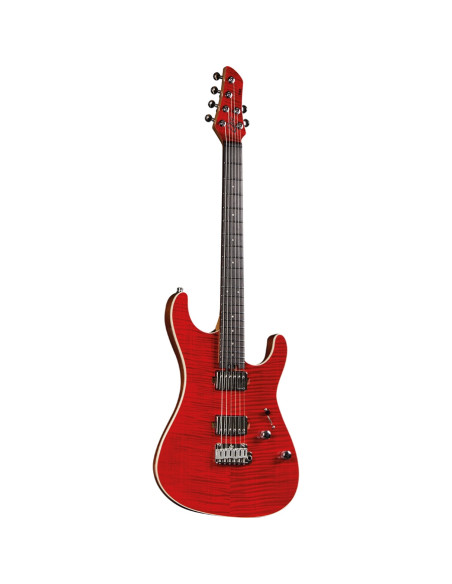 Eko Guitars - Fire 800 Musa Red Flamed