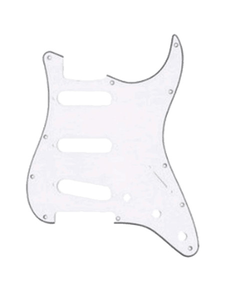 Yellow Parts - EZ1100W Battipenna 3 Strati Stratocaster® Style Bianco