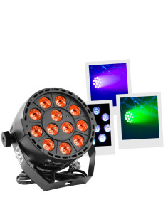 BOOMTONEDJ PARTY PAR 123 - 12 x 3 W RGB 3-in-1 PAR LEDs...