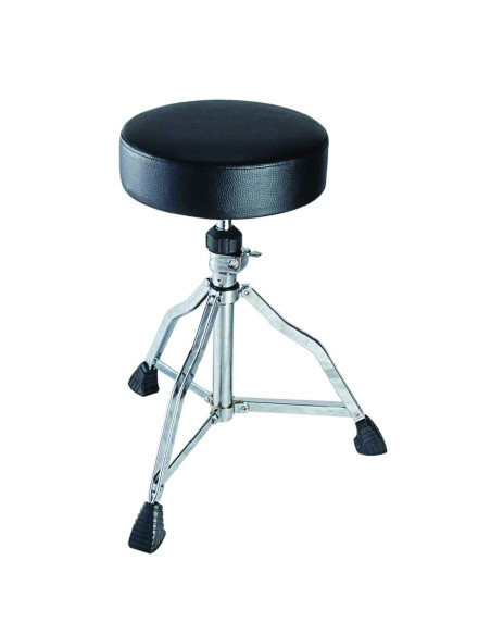 ARWARE AR Seggiolino seduta tonda - in vinile - regolabile in altezza a vite - tubo dia. 317mm - montante doppio - Serie 1018