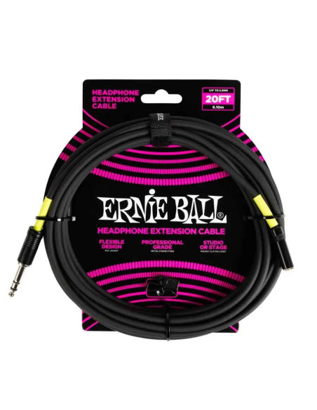 Ernie Ball 6423 Prolunga cuffie trs jack grande 6m