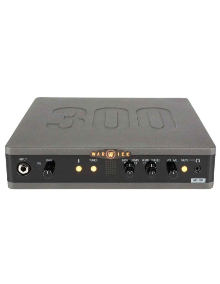 Warwick Gnome MC 300 Testata per Basso 300W Classe D con USB e Bluetooth