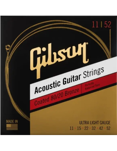 Gibson Accessories SAG-CBRW11 Coated 80/20...