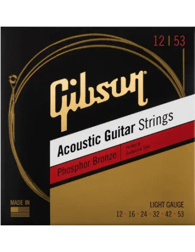 Gibson Accessories SAG-PB12 Phosphor Bronze...