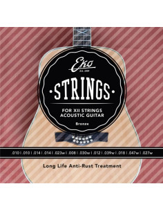 Eko Guitars Corde Chitarra Acustica XII Bronze 10-47...