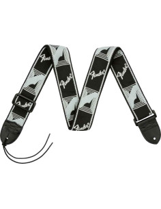 FENDER® 2” MONOGRAMMED STRAPS Grigio Nero