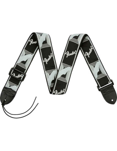 FENDER® 2” MONOGRAMMED STRAPS Grigio Nero