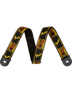 FENDER FENDER QUICK GRIP LOCKING END STRAPS BROWN