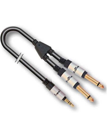 Audiodesign Vx230-1,5 – 1 Mini Jack M St 3,5 – 2 Jack 6,3 M M – 1,5 M