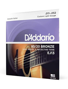 D'addario EJ13 corde per chitarra acustica 11-52 bronzo