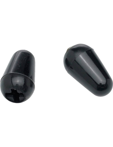 Fender  Stratocaster Switch Tips - Set of 2Stratocaster® Switch Tips, Black (2)