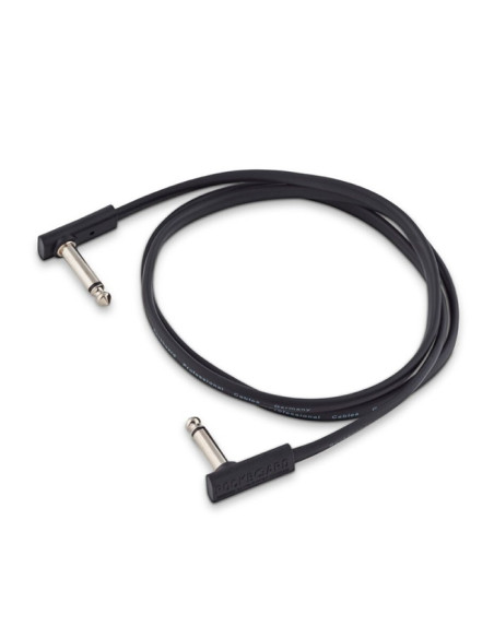 Rockboard Flat Patch Cable Black 100cm